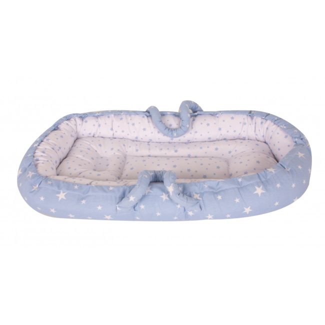 Co-sleeper Nest Blue Stars SeviBebe BBKSEV_274-1