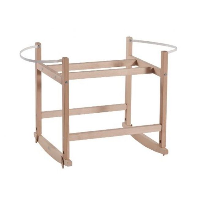 Cosulet bebe pentru dormit handmade din material ecologic Ahoj Baby natur, include stand cu sistem de leganare LVTK5907443677293-5907443677675