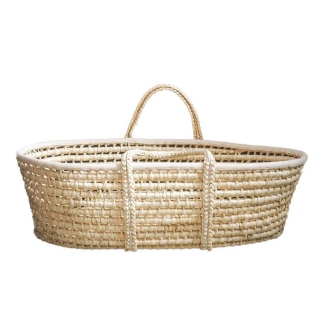 Cosulet bebe pentru dormit handmade din material ecologic Ahoj Baby natur, include stand cu sistem de leganare LVTK5907443677293-5907443677675