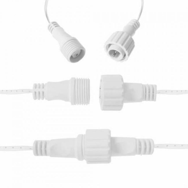 Instalatie luminoasa de craciun 500 leduri, 23 m, 8 functii, exterior/interior, tip perdea de turturi alb cald LVTKCL0501