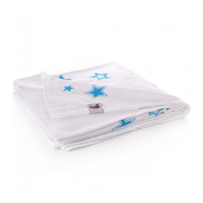 Paturica din bambus  70x130cm Cyan Stars XKKO BBKXKK_BMB130006