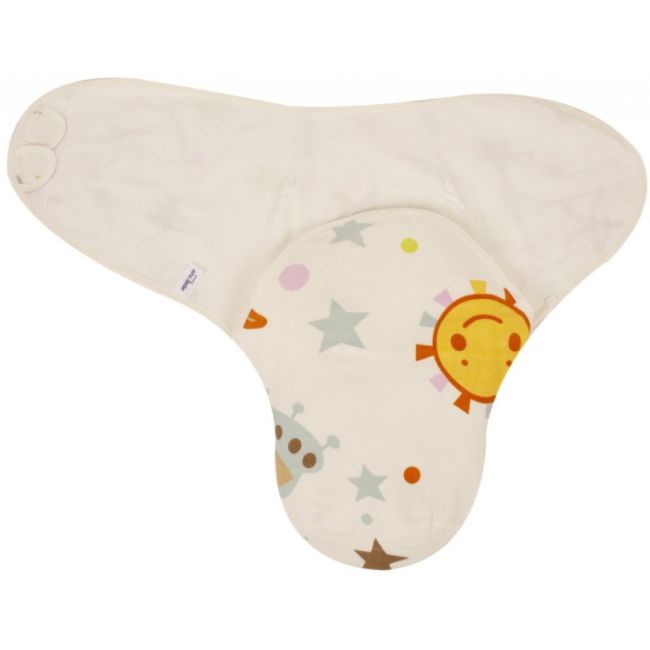 Paturica infasat bumbac organic Space Sevibebe BBKSEV_306-61