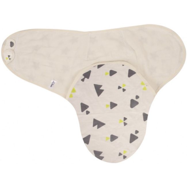 Paturica infasat bumbac organic Triangle Sevibebe BBKSEV_306-60