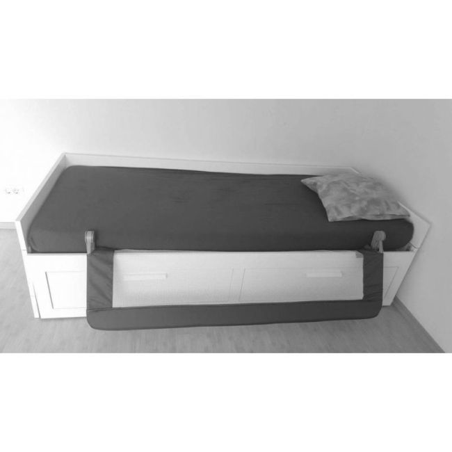 Protectie pat rabatabila pentru somiera adancita 150/59 cm Olmitos Grey Stars LVTKOLM7662