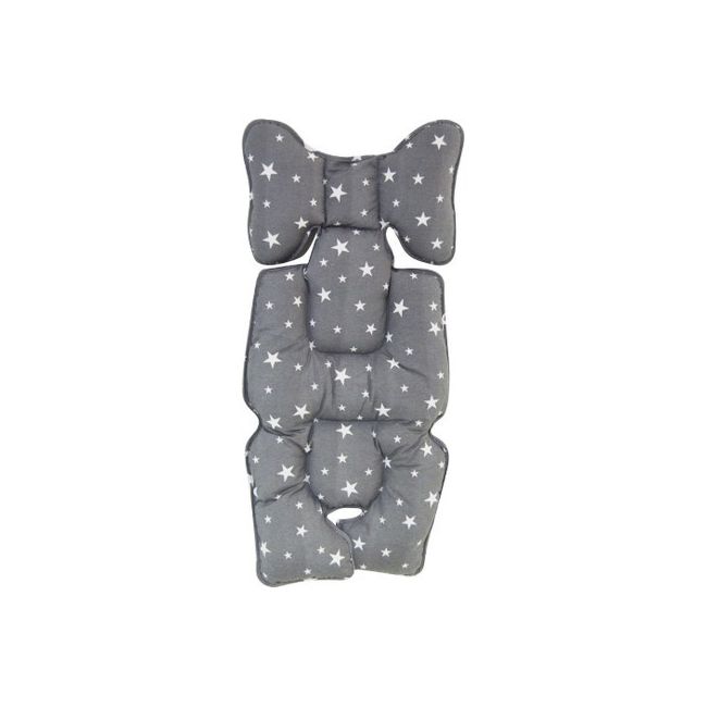 Protectie textila carucior/Scaun auto Grey Stars SeviBebe BBKSEV_8376-3