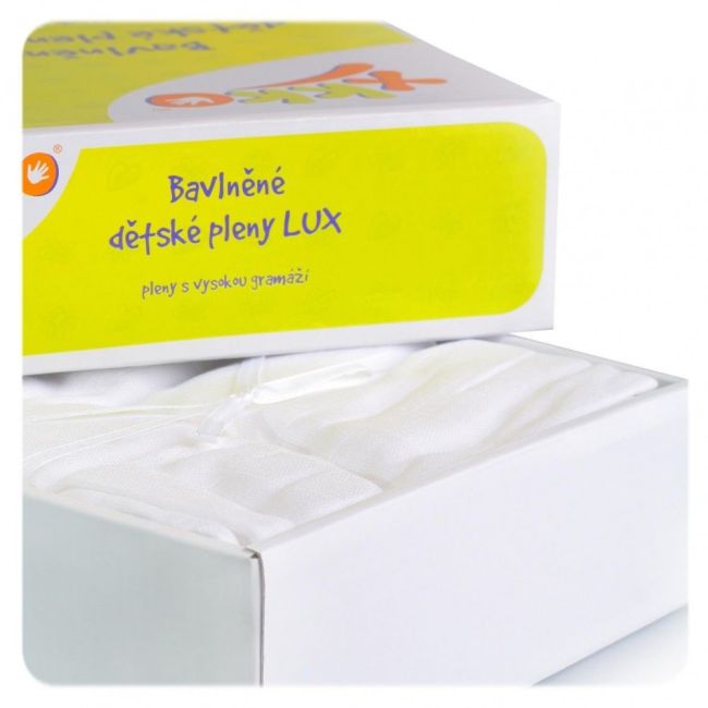 Set 10 museline bumbac 80x80cm Alb  XKKO BBKXKK_CTN080010