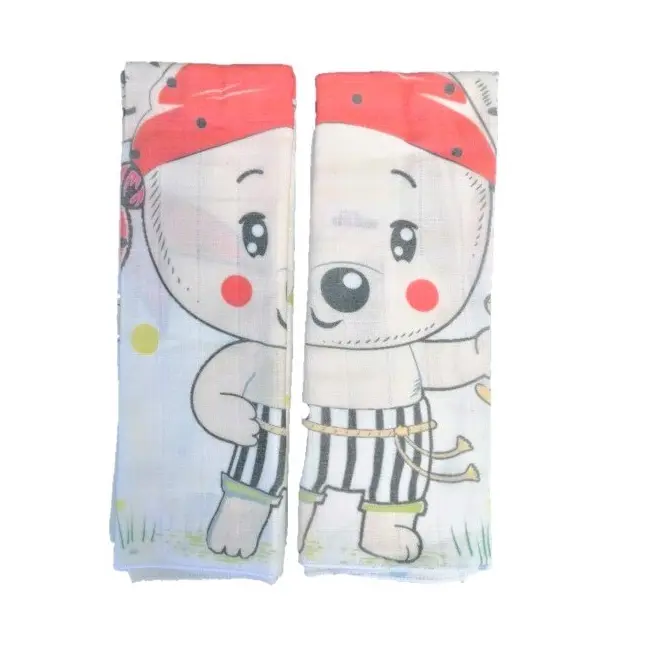 Set 2 museline din bumbac 70x55 cm Pirate  SeviBebe BBKSEV_313-67