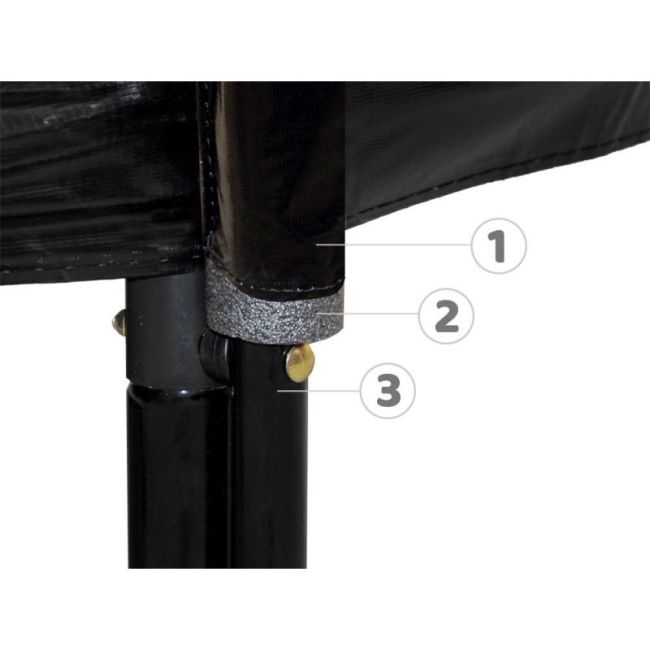 Trambulina copii 305 cm Skyflyer Premium Pro, include scara si plasa de protectie LVTKTR0034