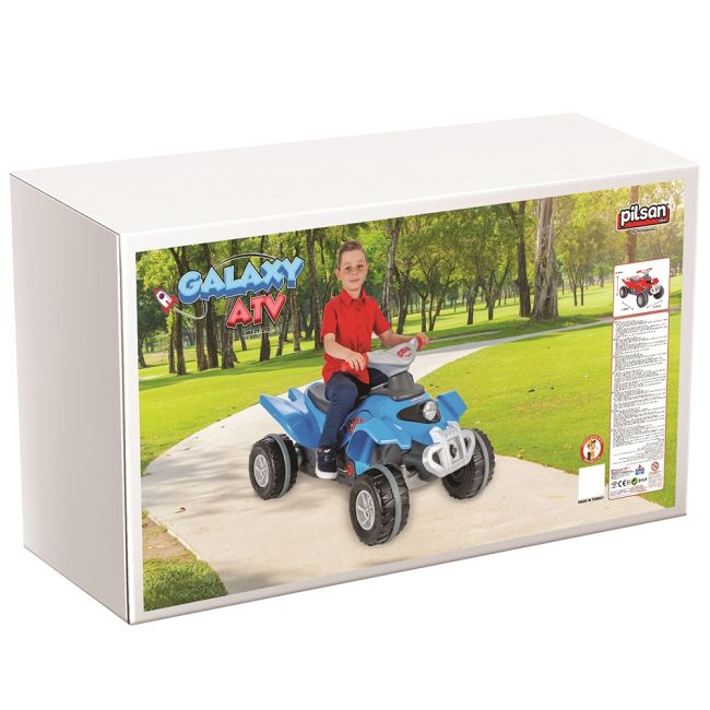 Atv cu pedale pilsan galaxy blue hubpl-07-292-bl