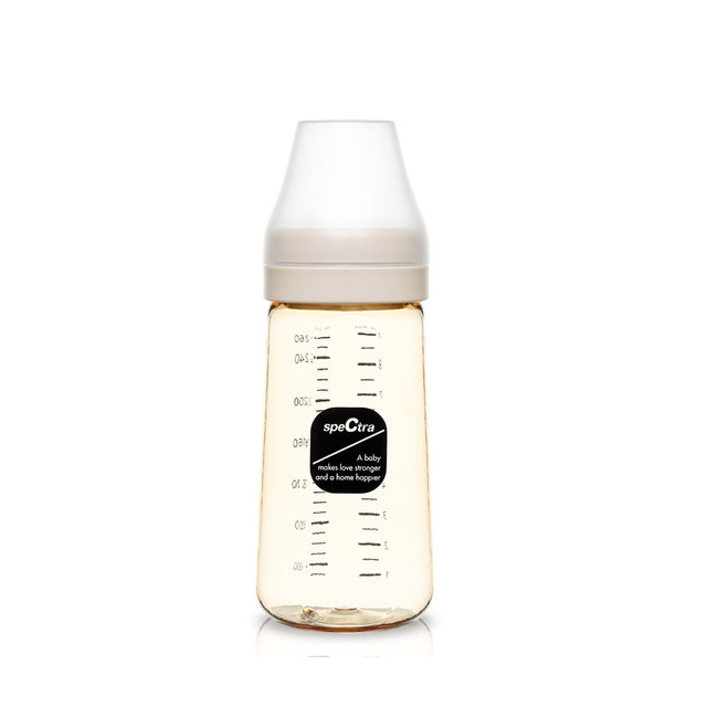 Biberon anticolici premium cu tetina l, galben (260 ml)