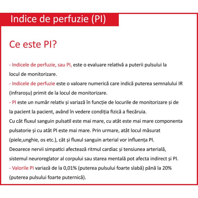 Pulsoximetru pentru deget, certificat medical
