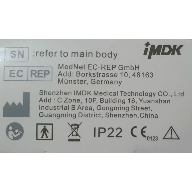 Pulsoximetru pentru deget, certificat medical