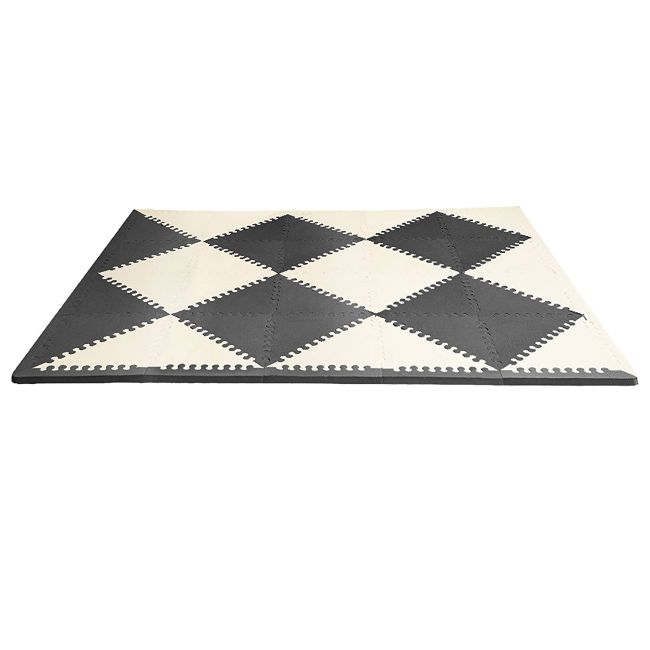 Skip Hop Covoras de joaca puzzle - Geometric Playspot, Negru / Bej BSAFE245211