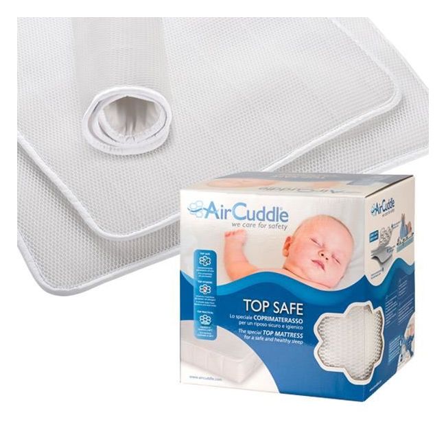 Protectie impermeabila antitranspiratie 3D pentru saltea 60x120 cm, AirCuddle TOP SAFE TS-120
