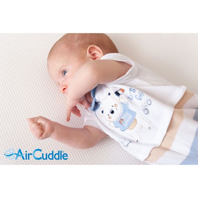 Protectie impermeabila antitranspiratie 3D pentru saltea 60x120 cm, AirCuddle TOP SAFE TS-120