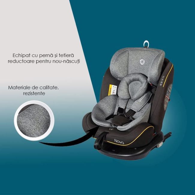 Scaun auto rotativ cu isofix grupa 0-36 kg nova jeans smb339085032