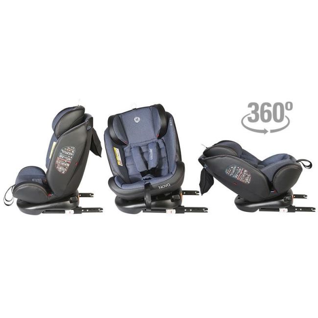 Scaun auto rotativ cu isofix grupa 0-36 kg nova jeans smb339085032