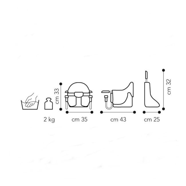Brevi 490 Scaun de masa Dinette  Brevi 002 HPBBV490-002