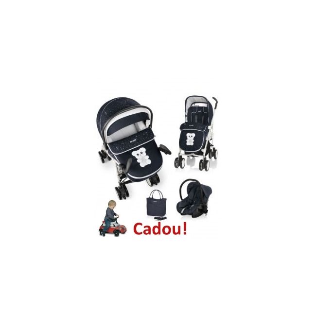 Carucior Millestrade 3 in 1 002 + Masinuta cadou HPBBV759-002