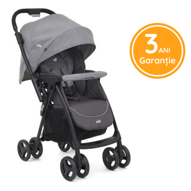 Joie - Carucior cu maner reversibil Mirus Dark Pewter BBBS1703ADDPW000