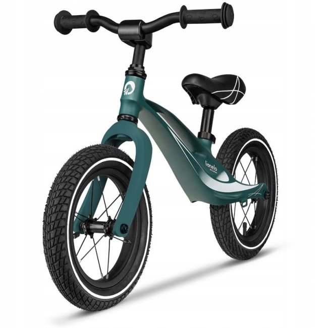 Lionelo - Bicicleta cu roti gonflabile, fara pedale, 12 , Bart, Green Forest BYNLOE-BART_AIR_GREEN_FOREST
