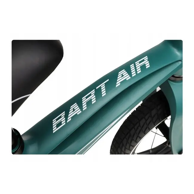 Lionelo - Bicicleta cu roti gonflabile, fara pedale, 12 , Bart, Green Forest BYNLOE-BART_AIR_GREEN_FOREST