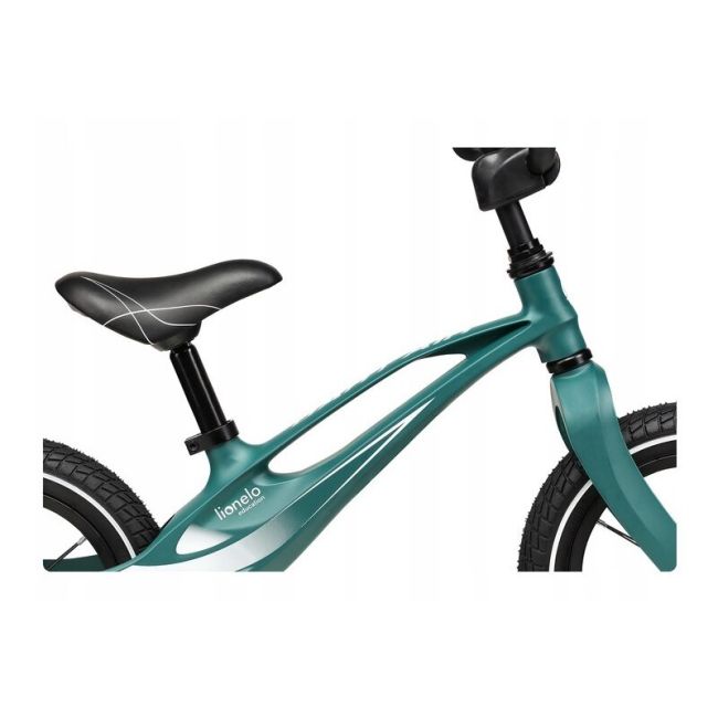 Lionelo - Bicicleta cu roti gonflabile, fara pedale, 12 , Bart, Green Forest BYNLOE-BART_AIR_GREEN_FOREST