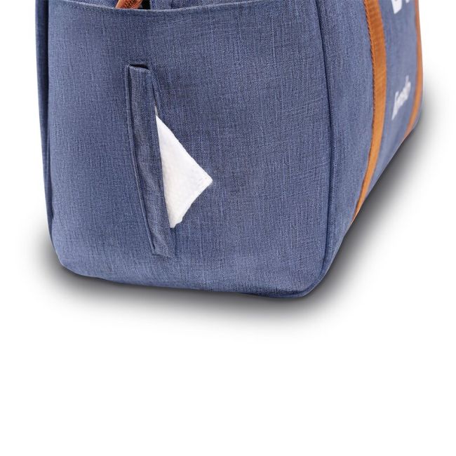 Lionelo - Geanta pentru mamici Ida Cu multiple compartimente, Albastru BYNLO-IDA_BLUE_DENIM