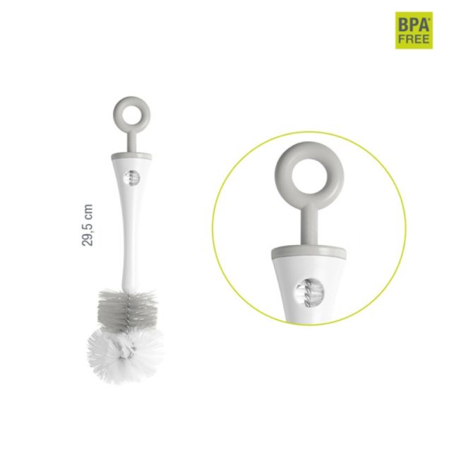 Set perii biberoane 2 in 1 Gri ERF3384349115616