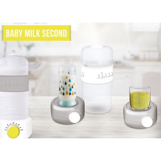 Incalzitor biberoane si sterilizator Baby Milk Second Gri ERF3384349116200