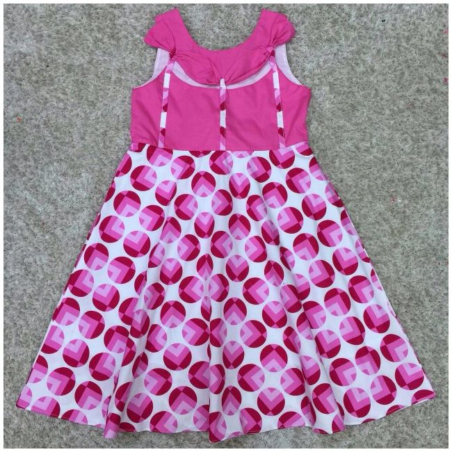 Rochie fete - Pink dots MD114.12 ani