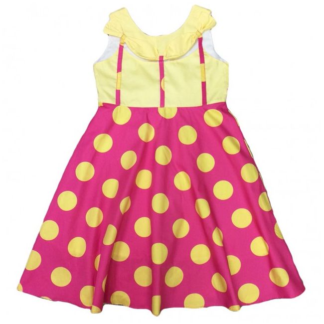 Rochie fete - Yellow dots MD112