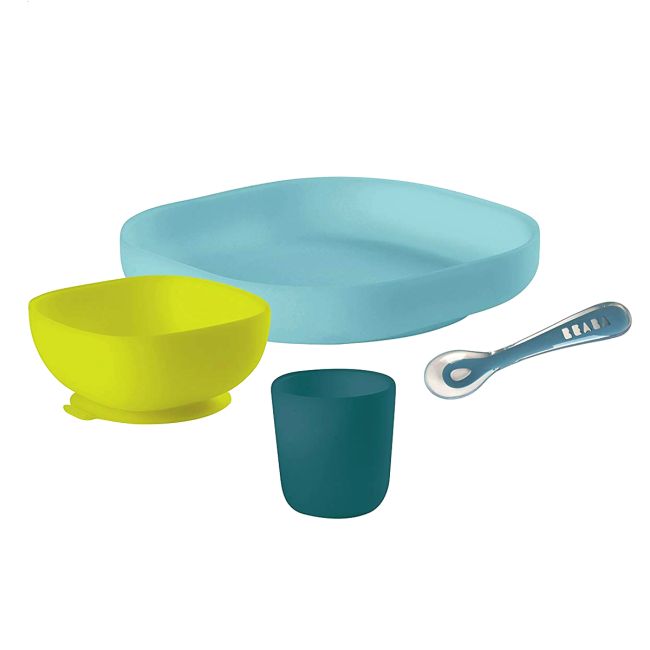 Set de masa silicon 4 piese Bleu ERF3384349134280