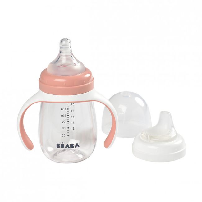 Biberon de Invatare 2 in 1 - Roz ERF3384349134785