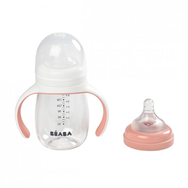 Biberon de Invatare 2 in 1 - Roz ERF3384349134785