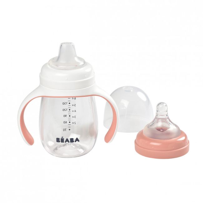 Biberon de Invatare 2 in 1 - Roz ERF3384349134785