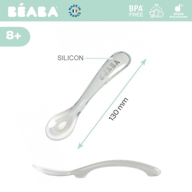 Lingurita Silicon +8 Luni - Gri ERF3384349134662