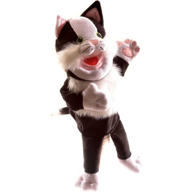 Marioneta de mana Pisica Fiesta Crafts FCT-3036 BBJFCT-3036_Negru