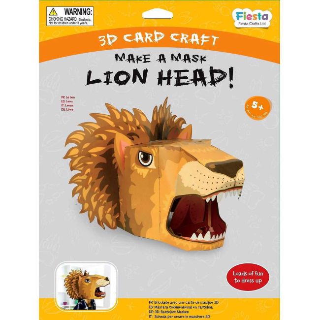 Masca 3D Leu Fiesta Crafts FCT-3029 BBJFCT-3029_Initiala