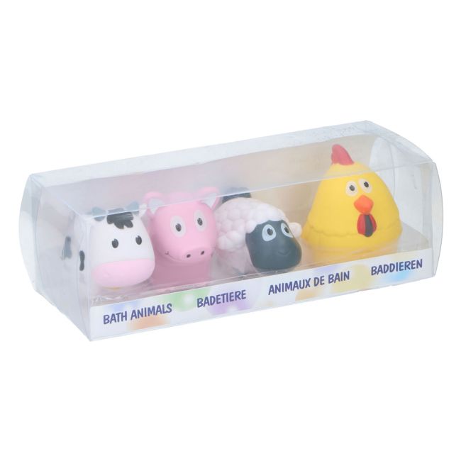 Set 4 jucarii de baie animale ferma ERF8711252177526