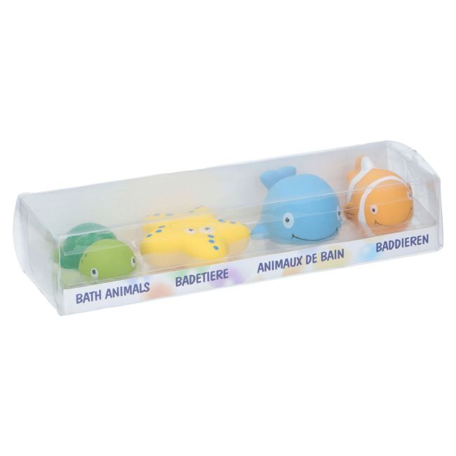 Set 4 jucarii de baie animale marine ERF8711252177533