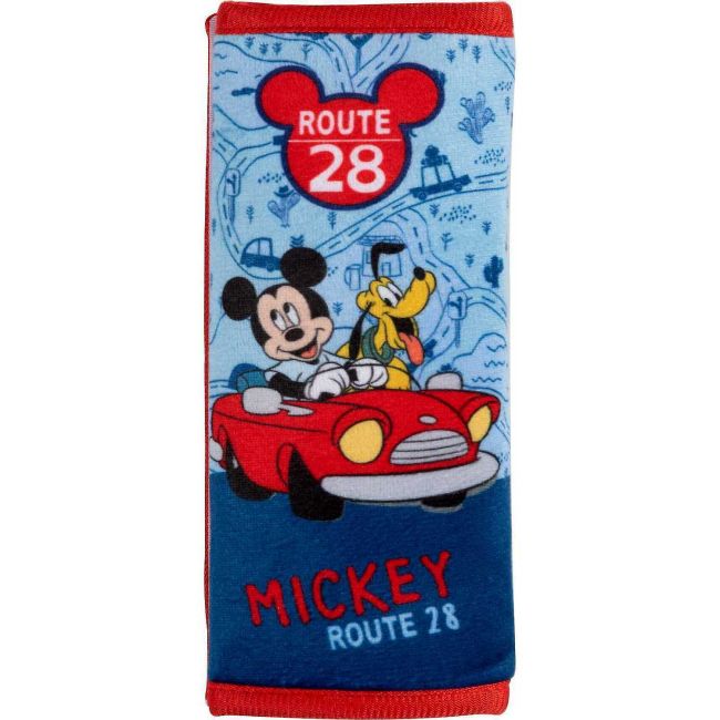 Set calatorie 3 piese, Aparatoare pentru scaun, Perna gat si Protectie centura de siguranta Mickey Road Trip Disney CZ3103416 BBJCZ3103416_Albastru
