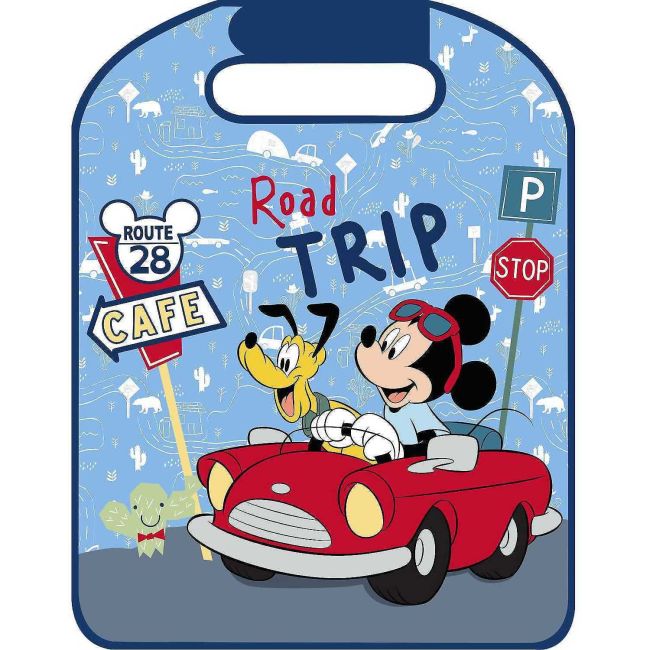 Set calatorie 3 piese, Aparatoare pentru scaun, Perna gat si Protectie centura de siguranta Mickey Road Trip Disney CZ3103416 BBJCZ3103416_Albastru