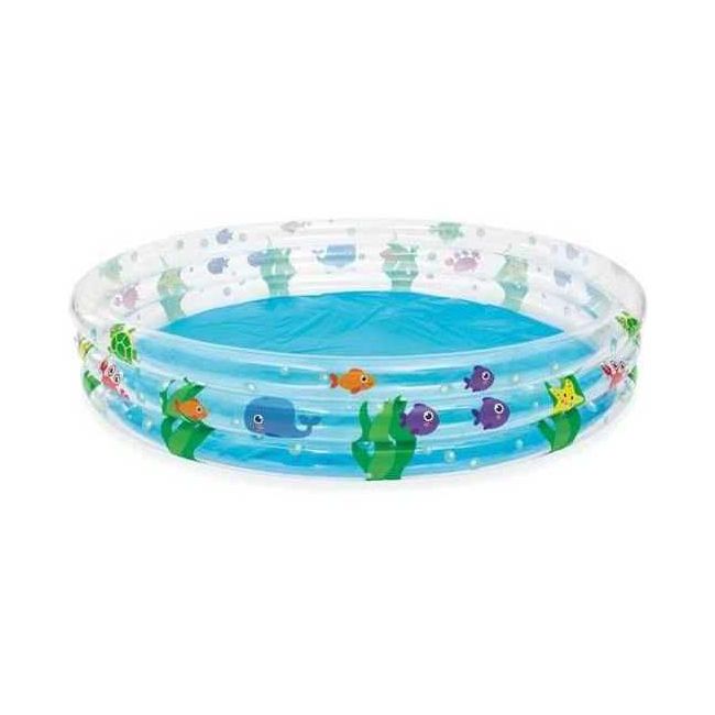 Piscina gonflabila cu 3 inele Pestisori 188 x 33 cm Bestway MY17686 BBJMY17686_Albastru