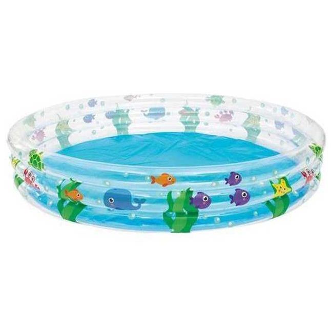 Piscina gonflabila cu 3 inele Pestisori 188 x 33 cm Bestway MY17686 BBJMY17686_Albastru