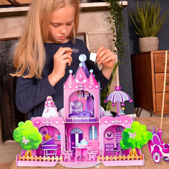 Set constructie puzzle 3D -  Castelul Printesei Fiesta Crafts FCT-3050 BBJFCT-3050_Initiala