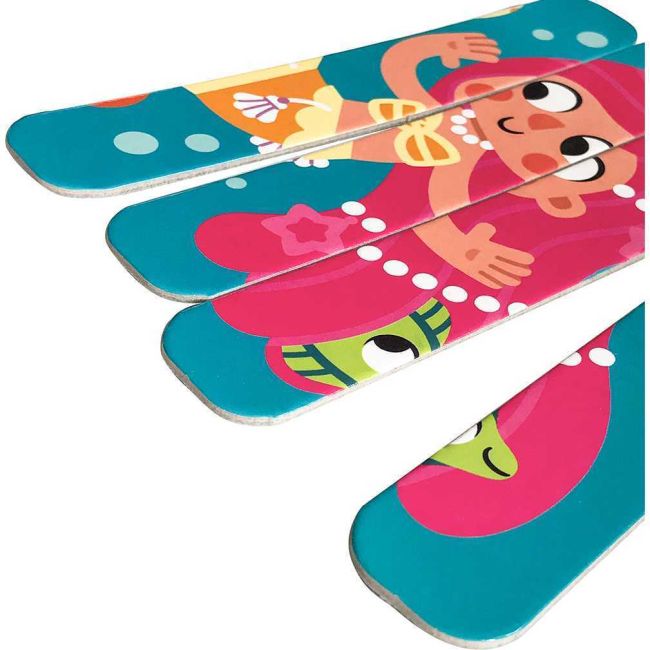 Set puzzle-uri din betisoare Sirena si Calut de mare, 16 piese Roter Kafer RK1090-03 BBJRK1090-03_Initiala