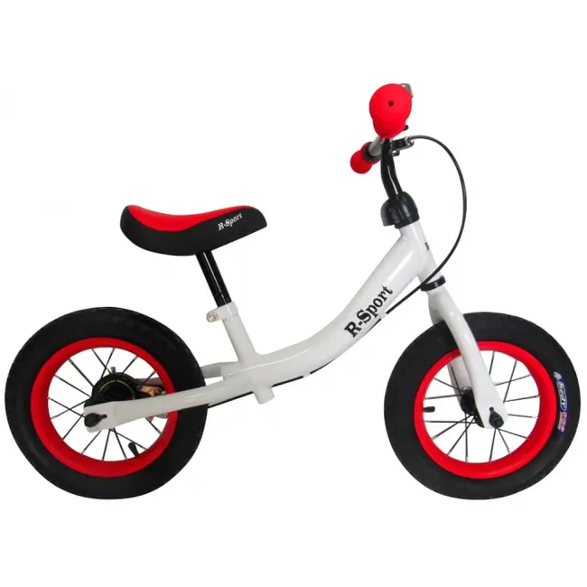 Bicicleta fara pedale r-sport r3 - alb - rosu edeeditsr7rosualb