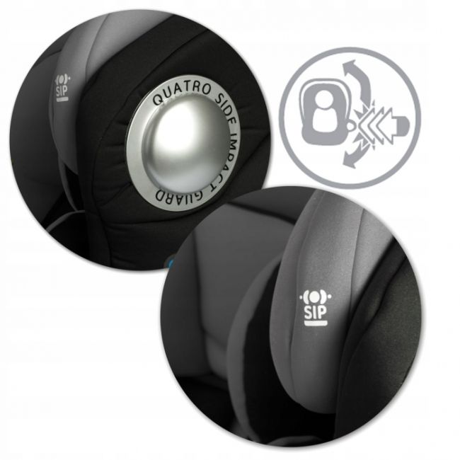 Scaun auto 0-36 kg cu isofix ricokids spinway pro 7110 - negru edeedi7110
