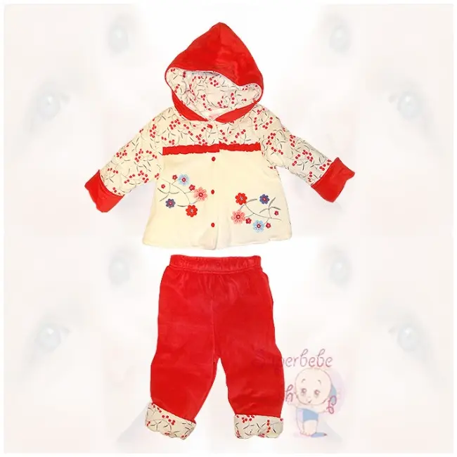 Costumas captusit -Floricele colorate3-6 luni - 17396.3-6 luni